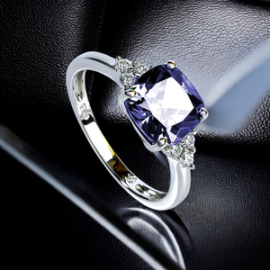 Tanzanite Sterling Silver Ring