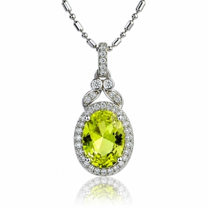 Alexandrite Sterling Silver Pendant Earrings Set