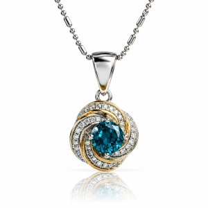 Silver Alexandrite Halo Earrings and Pendant Set