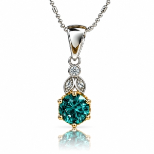 Silver Alexandrite Earrings and Pendant Set