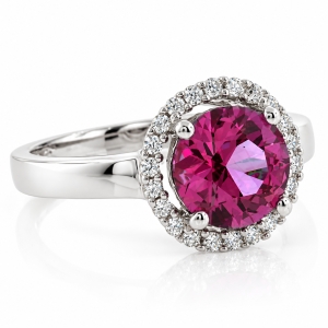 Alexandrite Round Cut Ring Changing Color Stone