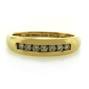 14K Yellow Gold Diamond Ring