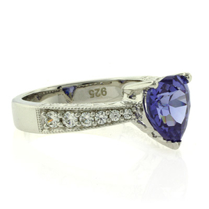 Tanzanite Silver Ring