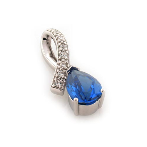 Tanzanite Pendant Pear Cut Stone