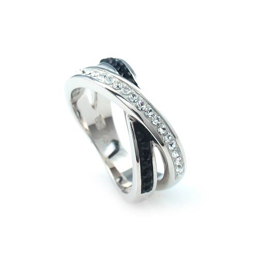 Swarovski Crystals Silver Ring
