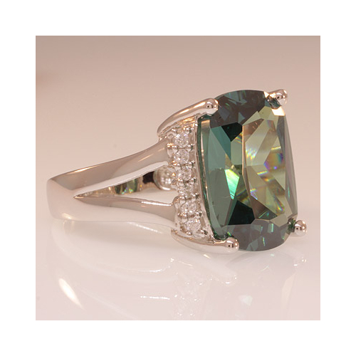 Alexandrite Changing Color Silver Ring