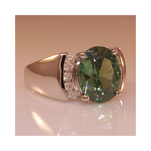 Sterling Silver Alexandrite Color Change Ring