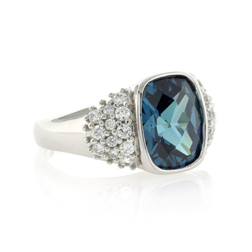Sterling Silver Alexandrite Ring