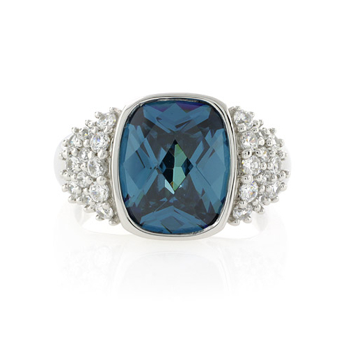 Sterling Silver Alexandrite Ring