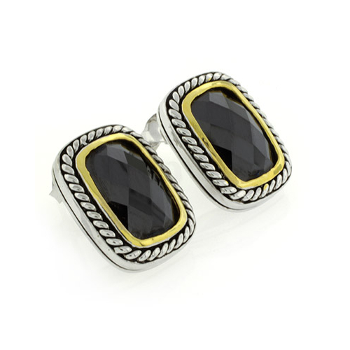 Designer Inspired Onyx Earrings