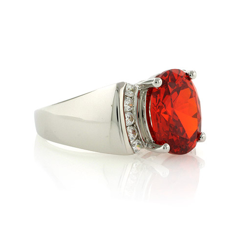 Big Fire Cherry Opal Ring