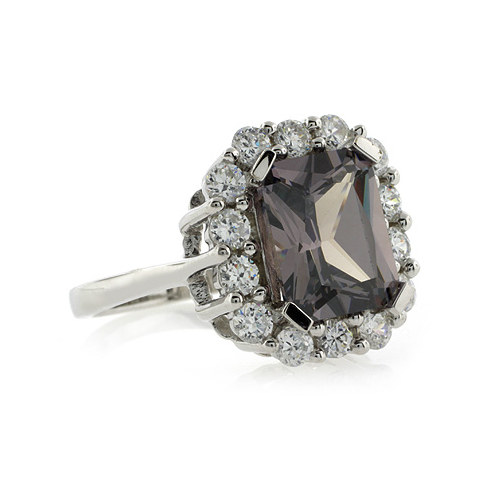 Alexandrite Rings Square Cut