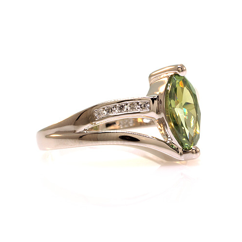 Sterling Silver Marquise Cut Alexandrite Rings