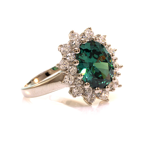 Alexandrite (Changing Color Gemstone) Silver Ring