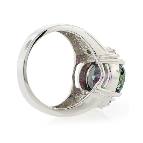 925 Sterling Silver Mystic Topaz Ring