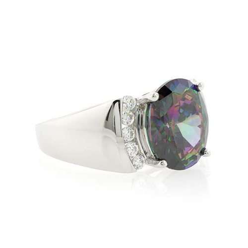 Caribbean Topaz Sterling Silver Ring