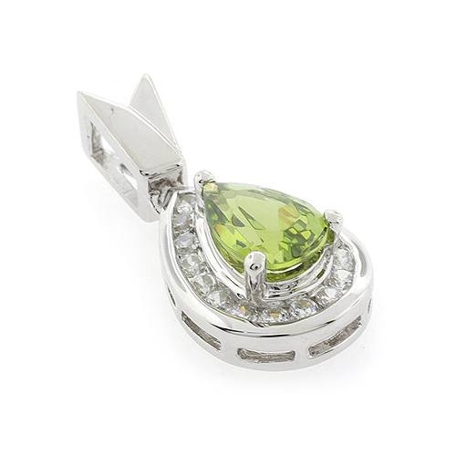 Peridot Slide Necklace