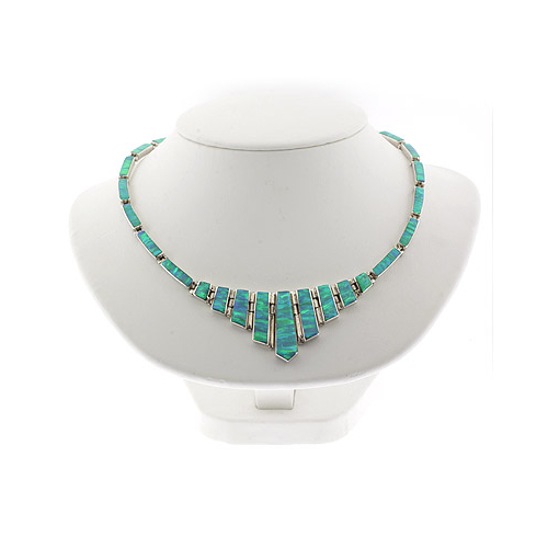 Mexican Green Opal Necklace