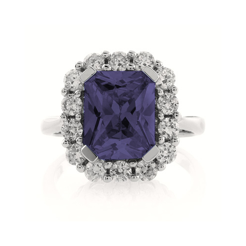 Tanzanite Silver Ring