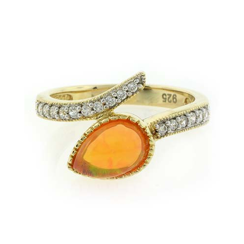Fire Jelly Opal Jewelery Ring