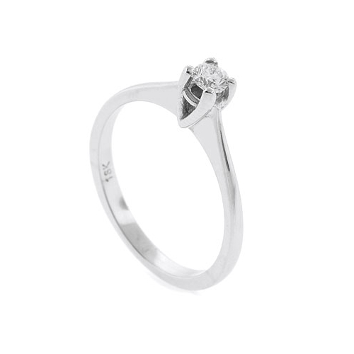 0.13 ct tw Diamond Ring Setting in 18K White Gold