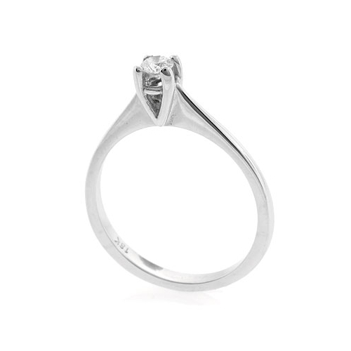 0.13 ct tw Diamond Ring Setting in 18K White Gold