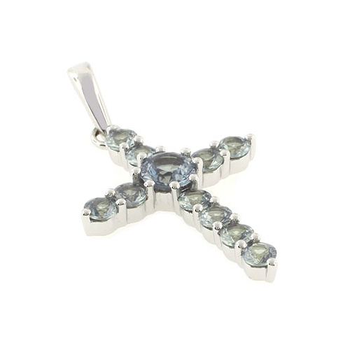Alexandrite Cross Pendant