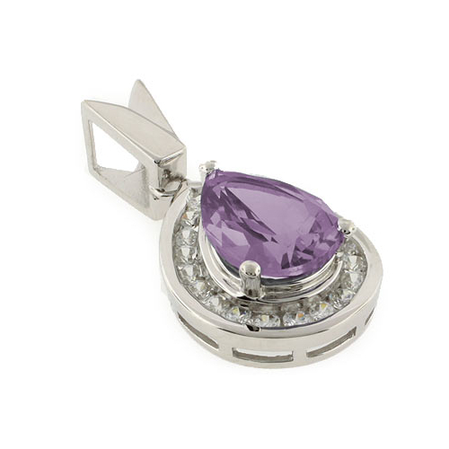 Alexandrite Pear Cut Pendant
