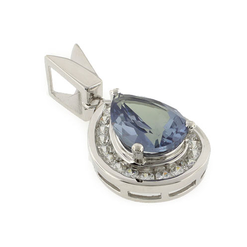 Alexandrite Pear Cut Pendant