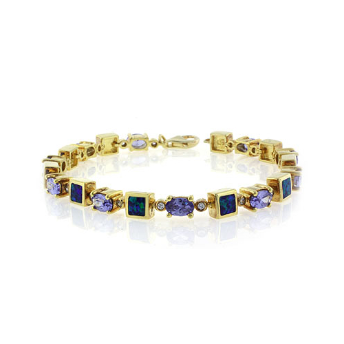 Opal Bracelet in Sterling Silver
