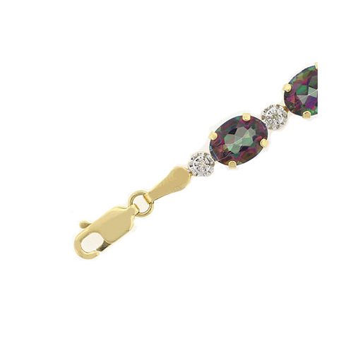 Caribbean Mystic Topaz 14k Yellow Gold Bracelet
