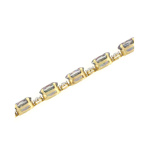 Caribbean Mystic Topaz 14k Yellow Gold Bracelet