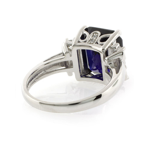Sapphire Silver Ring