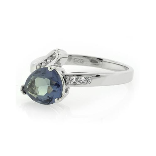 Alexandrite Ring Changing Color Stone