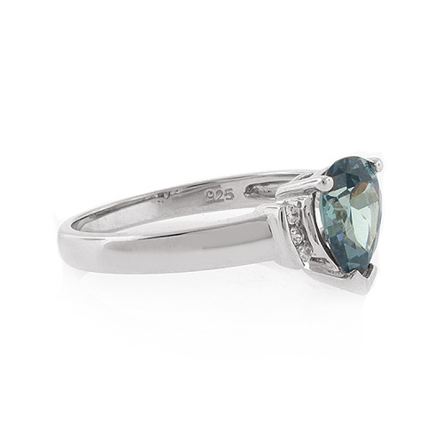 Blue to Green Color Change Alexandrite Ring