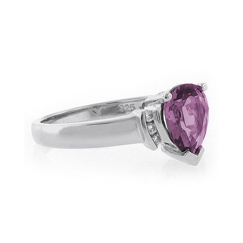 Blue to Pink Color Change Alexandrite Ring