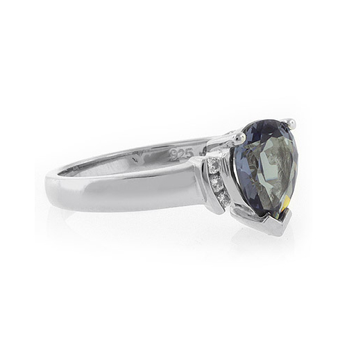 Blue to Pink Color Change Alexandrite Ring