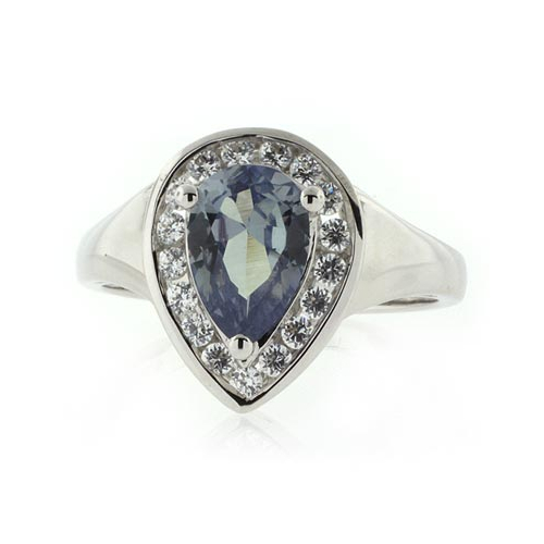 Alexandrite Sterling Silver Ring Pinkish Color Change