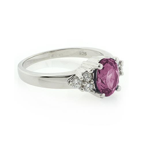 Bluish to Purple Color Change Stone Ring