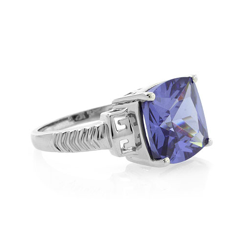 Tanzanite Silver Ring