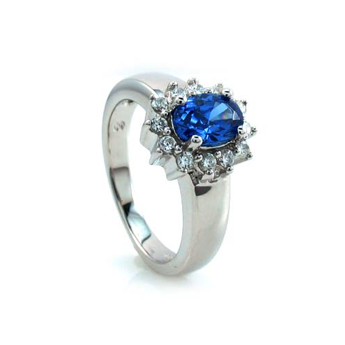 Tanzanite Silver Ring