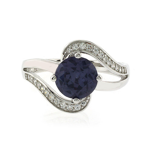 Round Cut Color Changing Alexandrite Ring