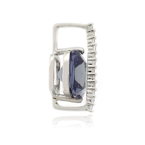Alexandrite Sterling Silver Charm Pendant