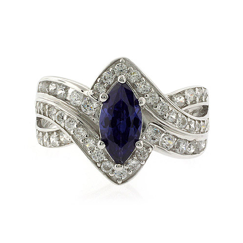 Marquise Cut Tanzanite Ring