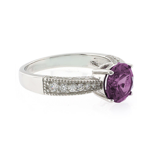 Alexandrite Sterling Silver Ring