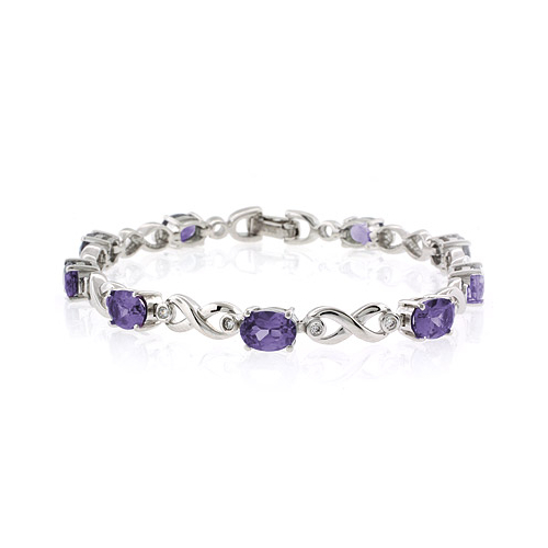 Alexandrite Silver Bracelet