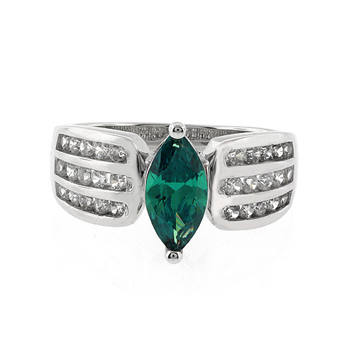 Alexandrite Silver 925 Ring Marquise Cut Stone