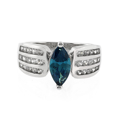 Alexandrite Silver 925 Ring Marquise Cut Stone