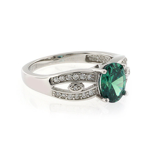 Alexandrite Oval Cut Stone Ring