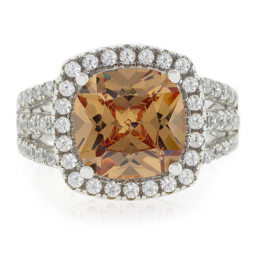 Cushion Cut Change Color Sapphire Ring
